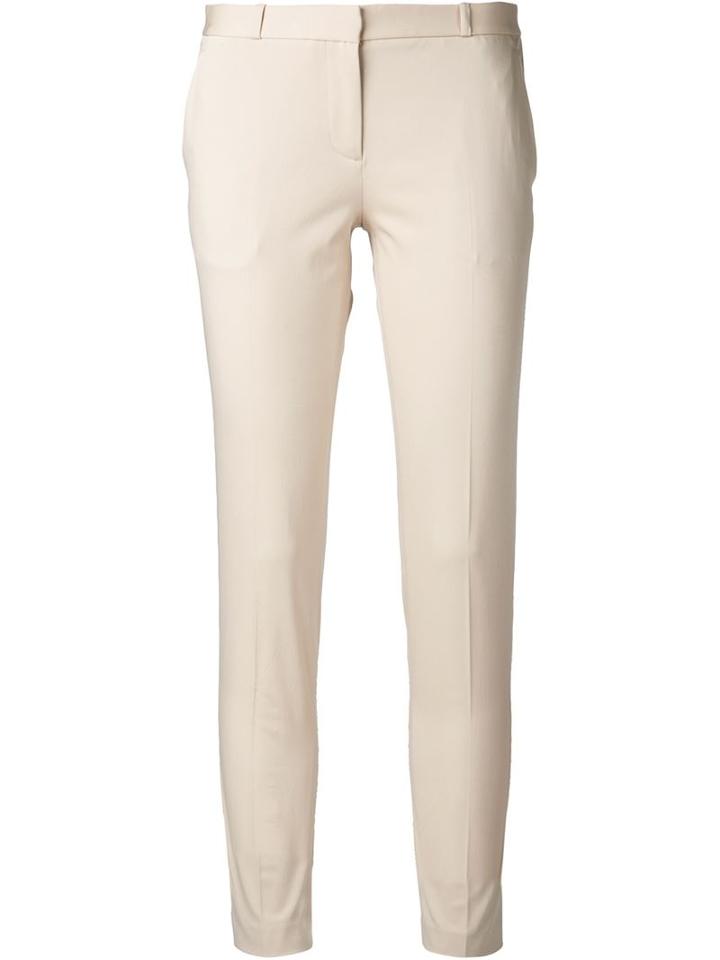 The Row Slim Fit Trousers, Women's, Size: 2, Nude/neutrals, Cotton/spandex/elastane