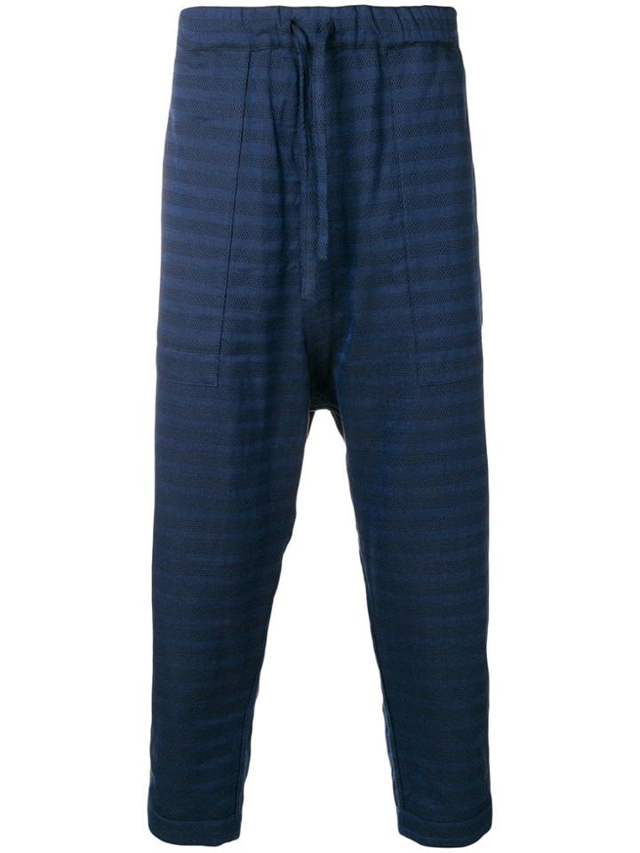 Issey Miyake Men Reversible Trousers - Blue