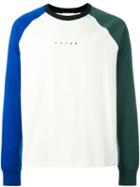 Futur Logo Print Sweatshirt, Men's, Size: Xl, White, Cotton