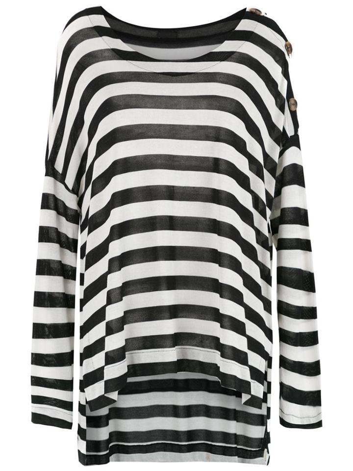 Osklen Striped Loose Blouse - Black