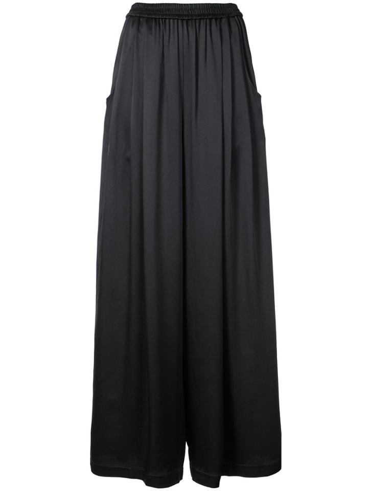 Tome Palazzo Trousers - Black