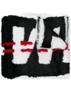 Off-white Industrial Fur Scarf - Black