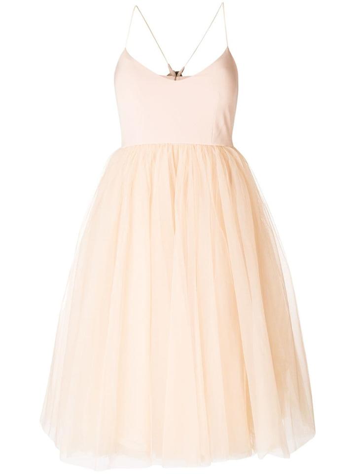 Loulou Tulle Skirt Dress - Nude & Neutrals