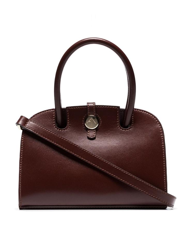 Manu Atelier Micro Ladybird Bag - Brown