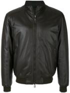 Etro Zipped Leather Jacket - Brown