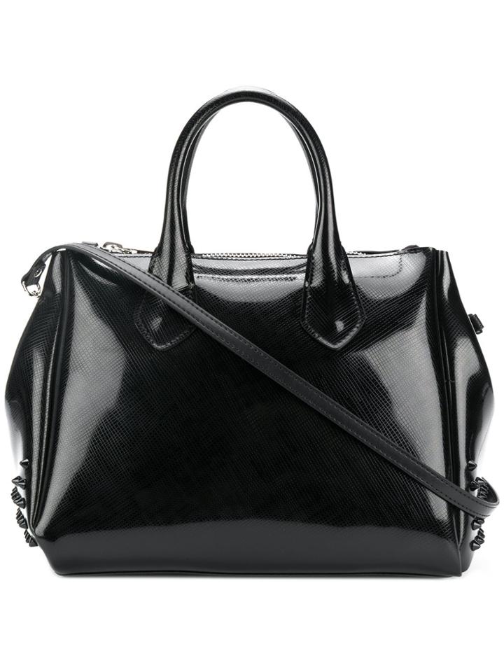 Gum Stud Detailed Tote Bag - Black
