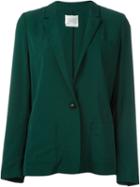 Forte Forte One Button Blazer, Women's, Size: Ii, Green, Viscose/cotton/cupro