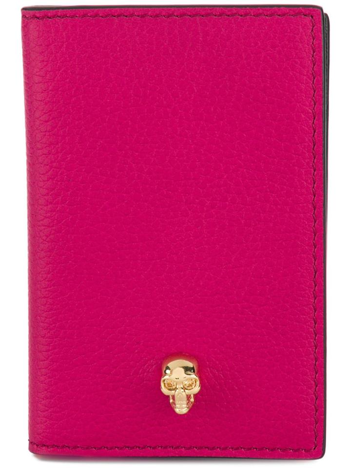 Alexander Mcqueen Skull Pocket Organiser - Pink