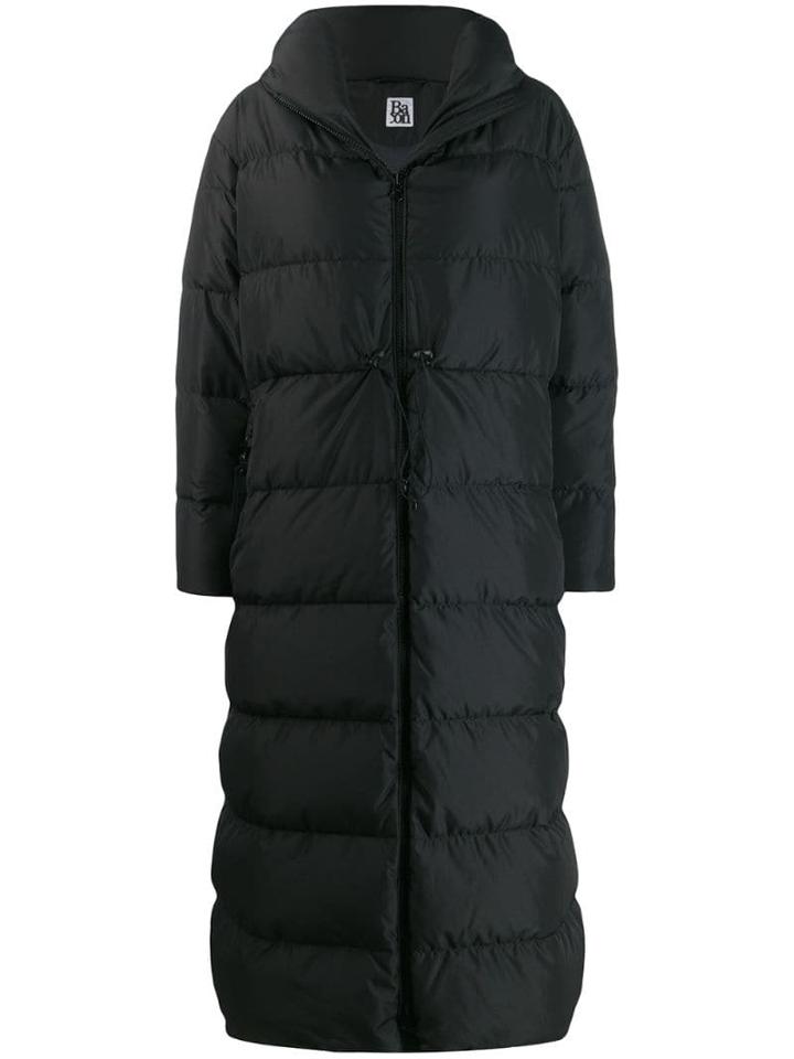 Bacon Hooded Padded Coat - Black