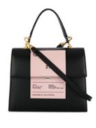 Nº21 Printed Satchel - Black