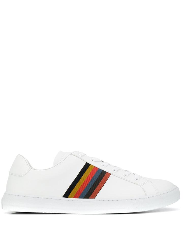 Paul Smith Striped Sneakers - White