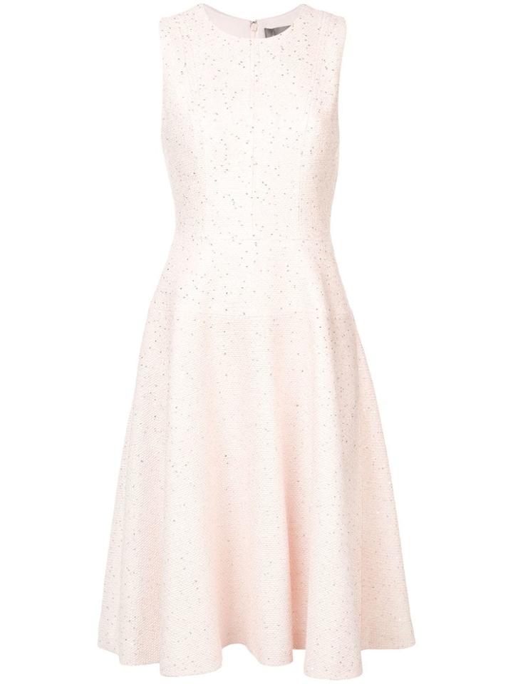 Lela Rose Flared Dress - Nude & Neutrals
