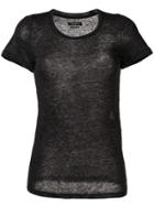 Isabel Marant Vika T-shirt Top - Grey