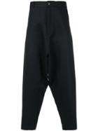 Société Anonyme Cropped Drop Crotch Trousers - Blue