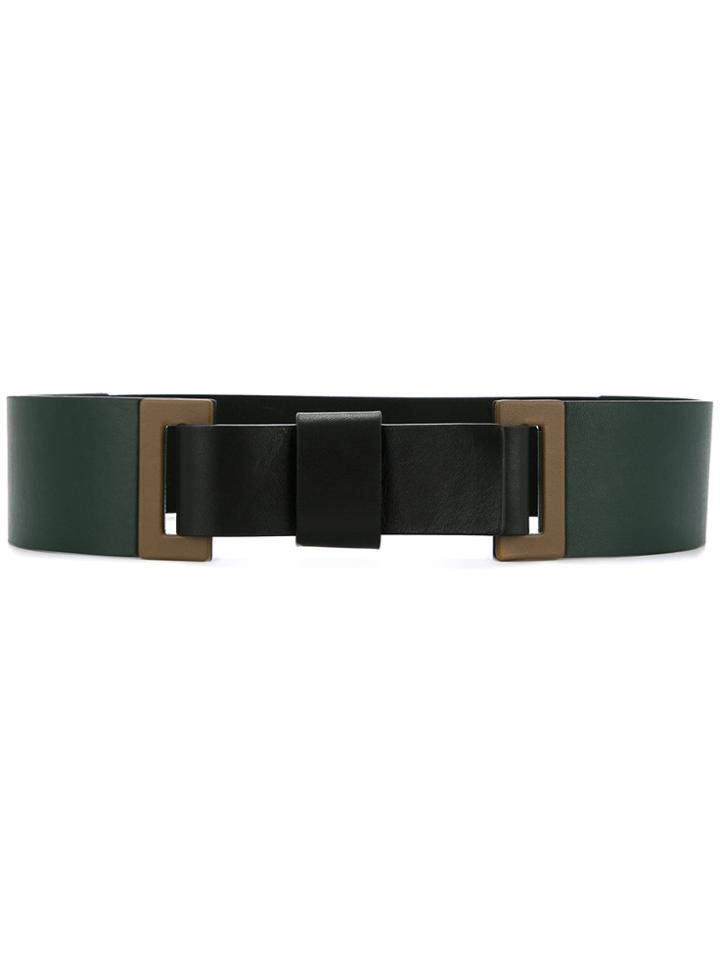 Marni Tricolour Belt - Green