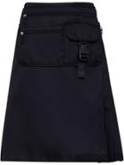 Prada Multi-pocket Belt Bag Skirt - Black