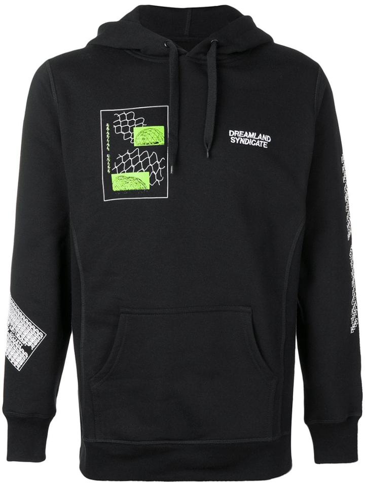 Dreamland Syndicate Spatial Unity Print Hoodie - Black