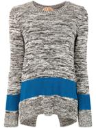 Nº21 Colourblock Sweater - Grey