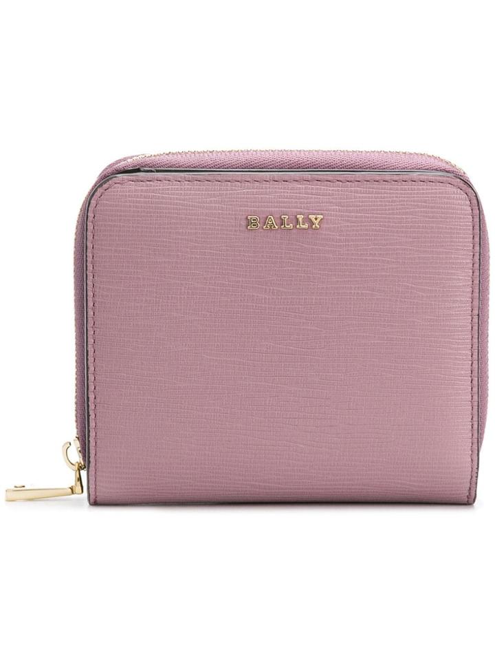 Bally Loppy Zip-around Wallet - Pink & Purple