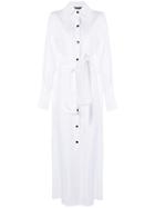 Taller Marmo Long Shirt Dress - White