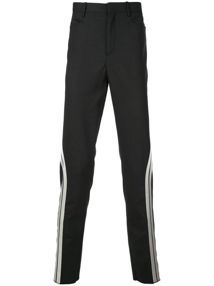 Neil Barrett Double Stripe Tailored Trousers - Black