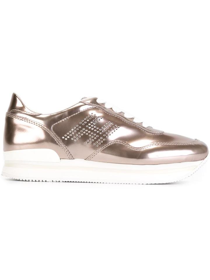 Hogan Studded Logo Sneakers