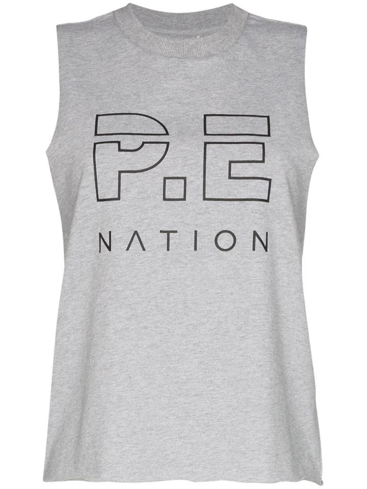 P.e Nation Throw In The Towel Vest - Grey
