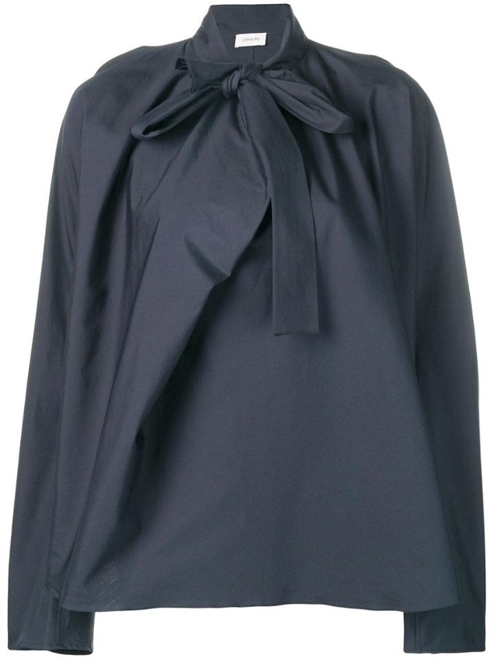 Lemaire Pussy Bow Shirt - Blue