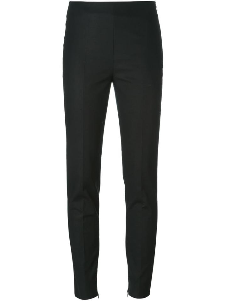 Moschino Slim Fit Trousers, Women's, Size: 42, Black, Cotton/other Fibres