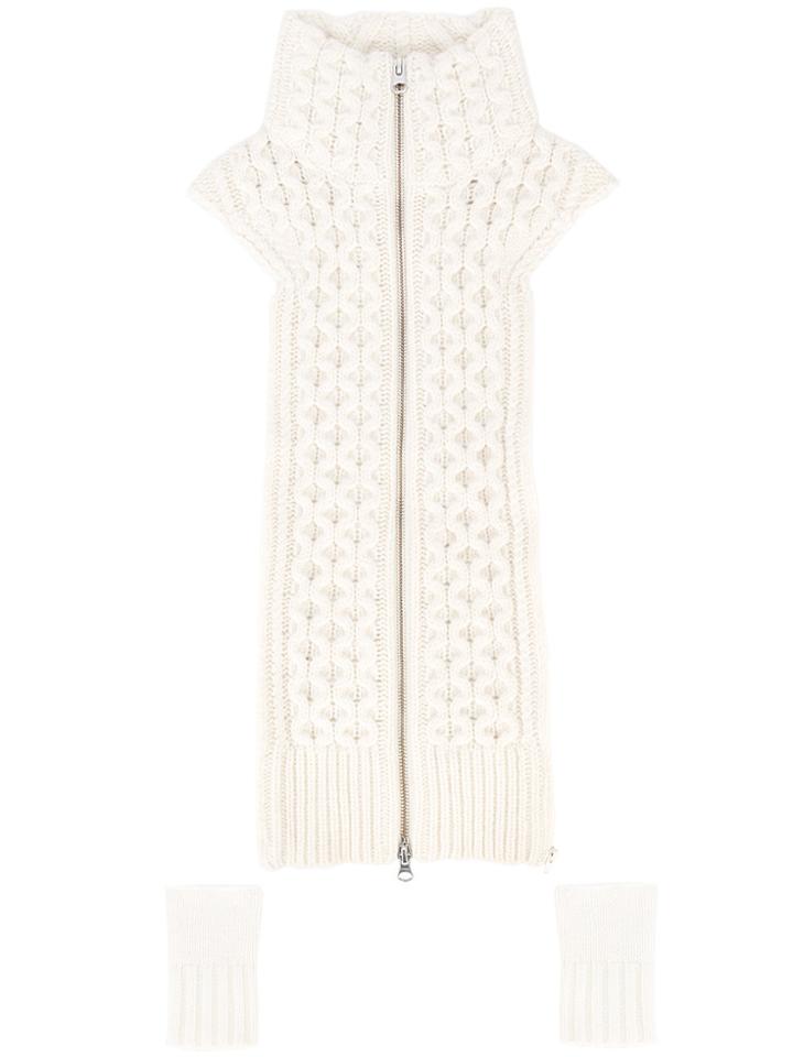 Veronica Beard Dickey And Cuffs Set - White