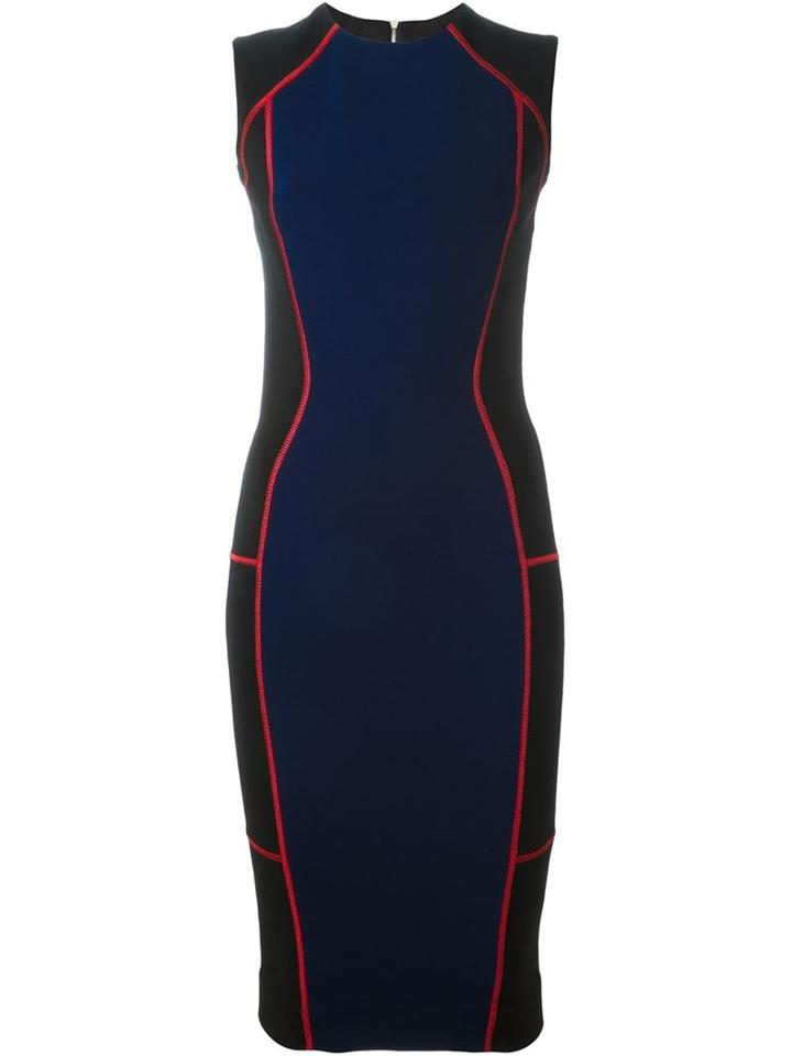 Victoria Beckham Block Colour Tube Dress