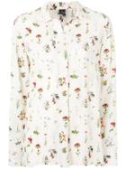 Fay Floral Print Shirt - Neutrals