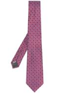 Canali Printed Tie - Pink