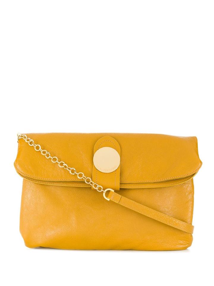 L'autre Chose Large Clutch Bag - Yellow