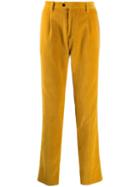 Etro Straight-leg Corduroy Trousers - Yellow