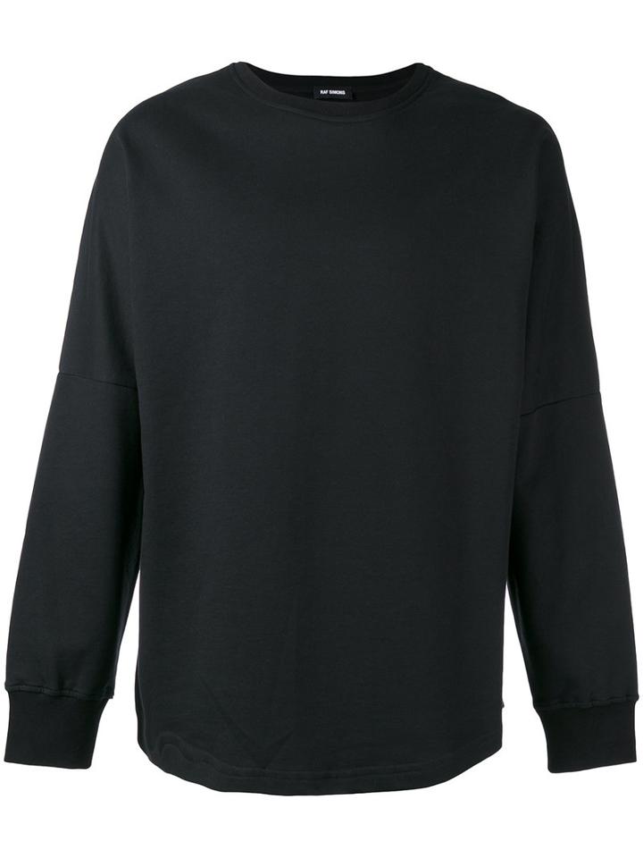 Raf Simons - Crew Neck Top - Men - Cotton - S, Black, Cotton