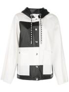 Proenza Schouler Pswl Colorblocked Short Raincoat - White