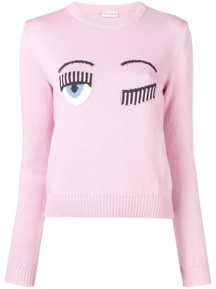 Chiara Ferragni Flirting Jumper - Pink