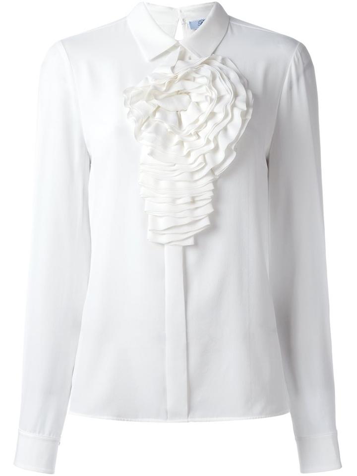 Blumarine Ruched Front Shirt
