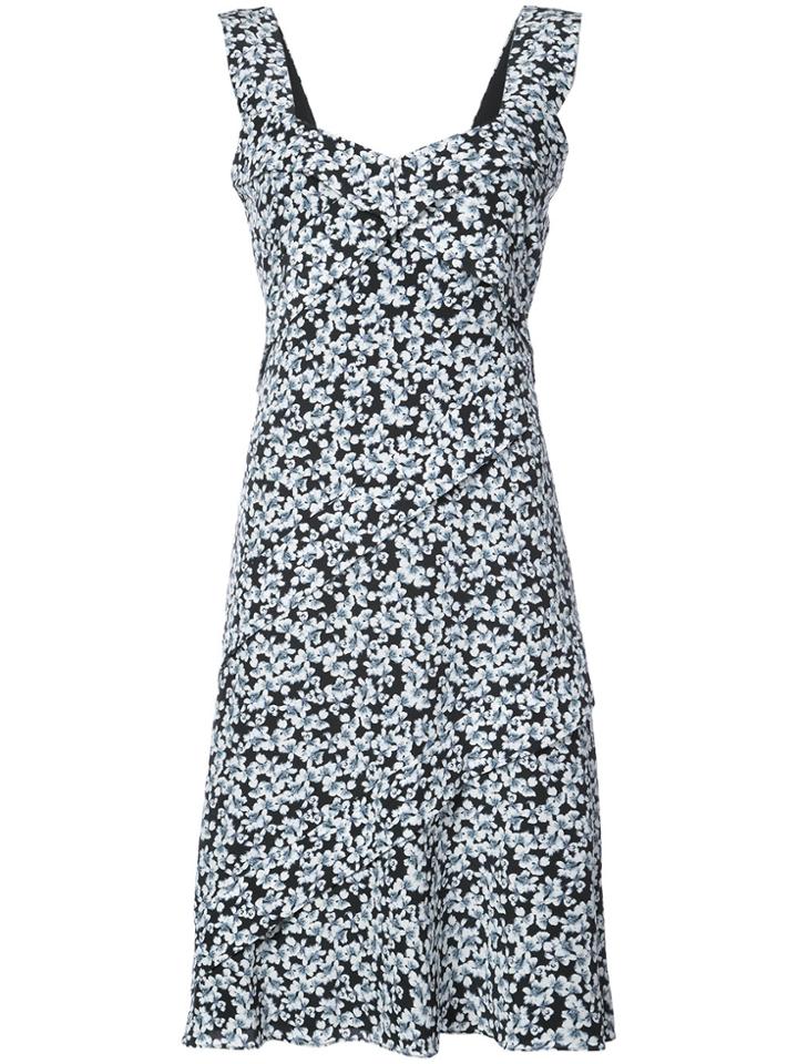 Nicole Miller Floral Print Sundress - Black