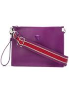 Versace - Palazzo Medusa Wristlet Clutch Bag - Women - Leather - One Size, Pink/purple, Leather