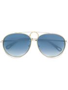 Chloé Eyewear Round Frame Sunglasses - Metallic