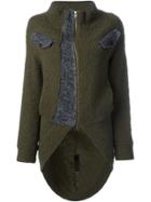 Yohji Yamamoto Vintage 'y's' Woven Tail Jacket - Green