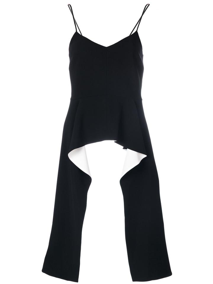Givenchy Draped Peplum Top - Black