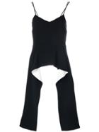 Givenchy Draped Peplum Top - Black