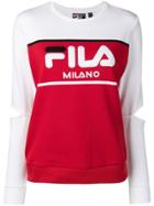 Fila Cutout Logo Sweatshirt - White