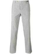 Pt01 Striped Trousers, Men's, Size: 58, Blue, Cotton/spandex/elastane