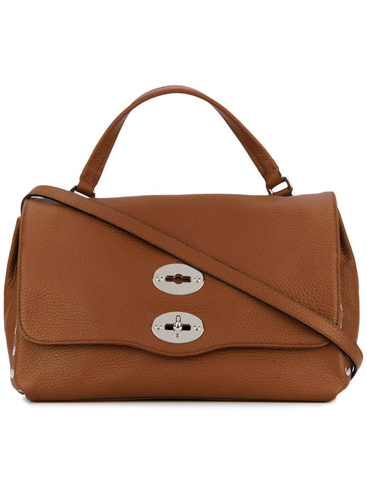 Small Postina Tote - Women - Leather - One Size, Brown, Leather, Zanellato