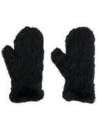 Yves Salomon Mink Fur Gloves - Black