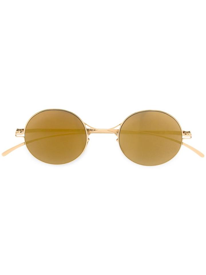Mykita Mykita X Maison Margiela Round Sunglasses - Metallic